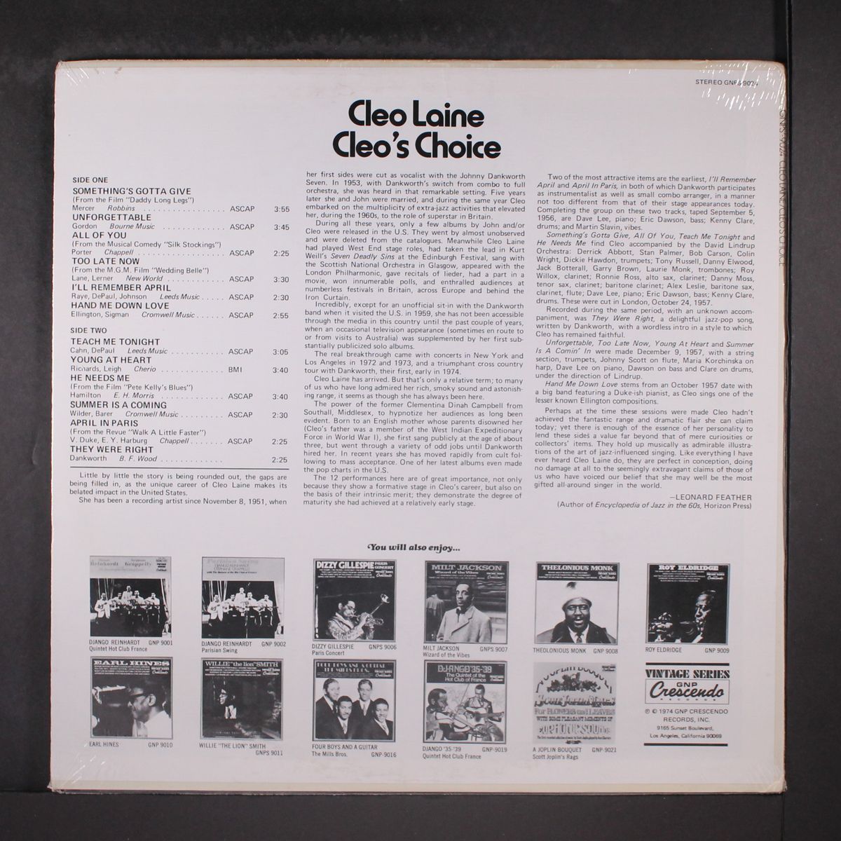 cleo's choice by CLEO LAINE