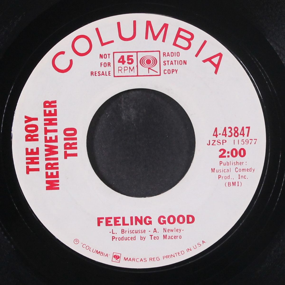 watermelon man / feeling good by ROY MERIWETHER