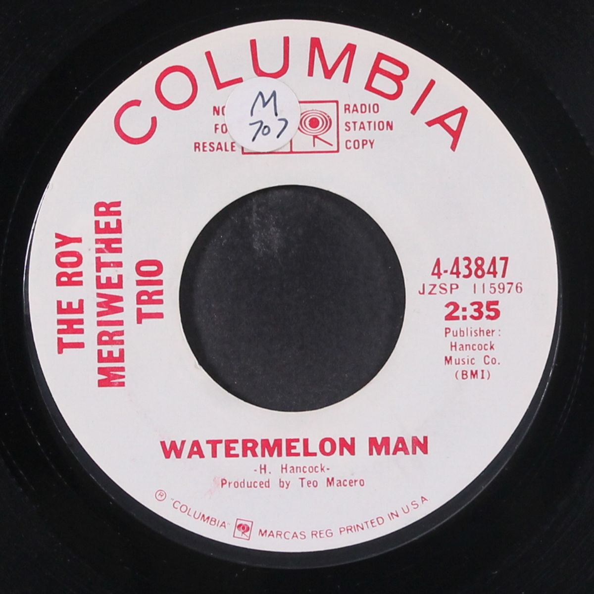 watermelon man / feeling good by ROY MERIWETHER