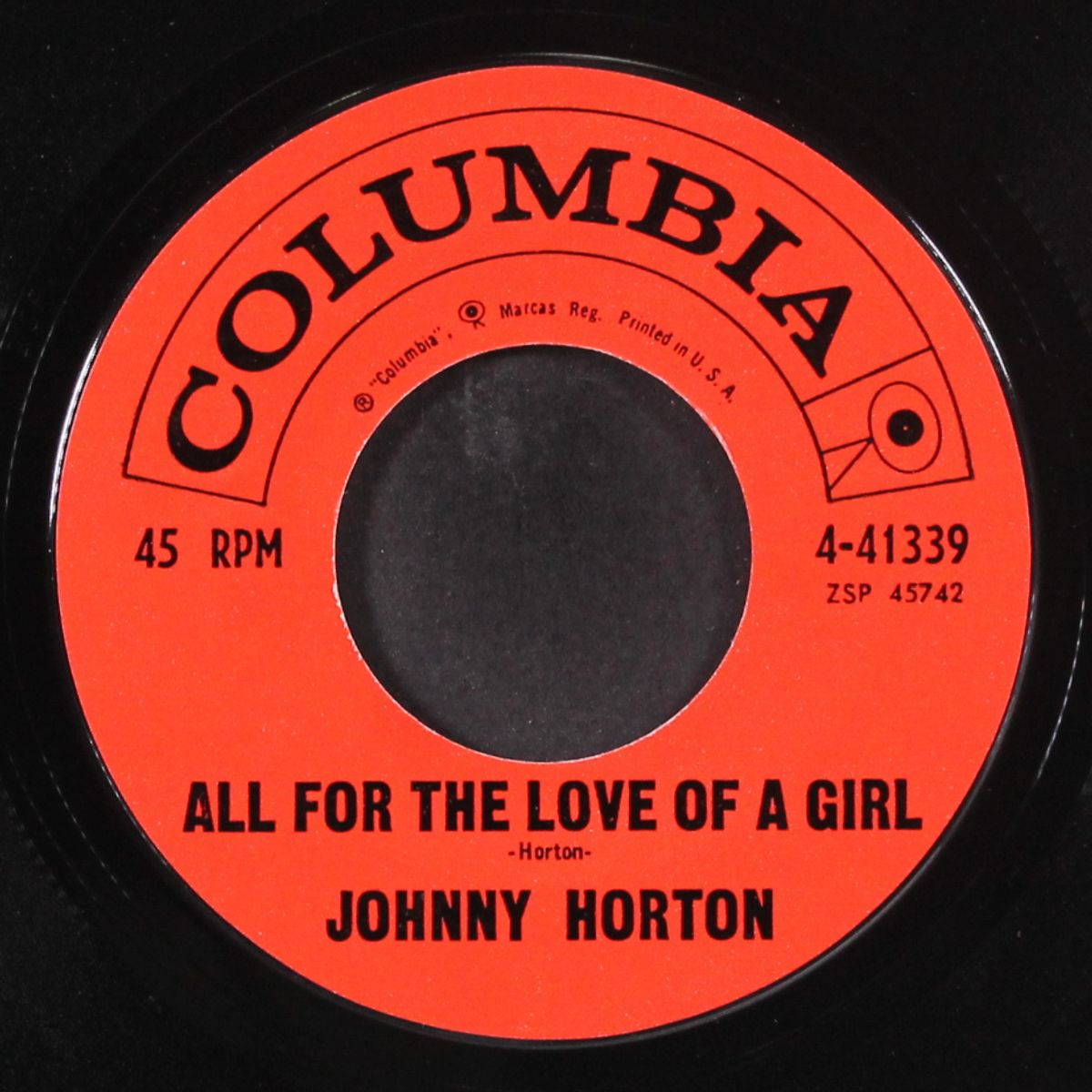 the battle of new orleans / all for the love of a girl by JOHNNY HORTON