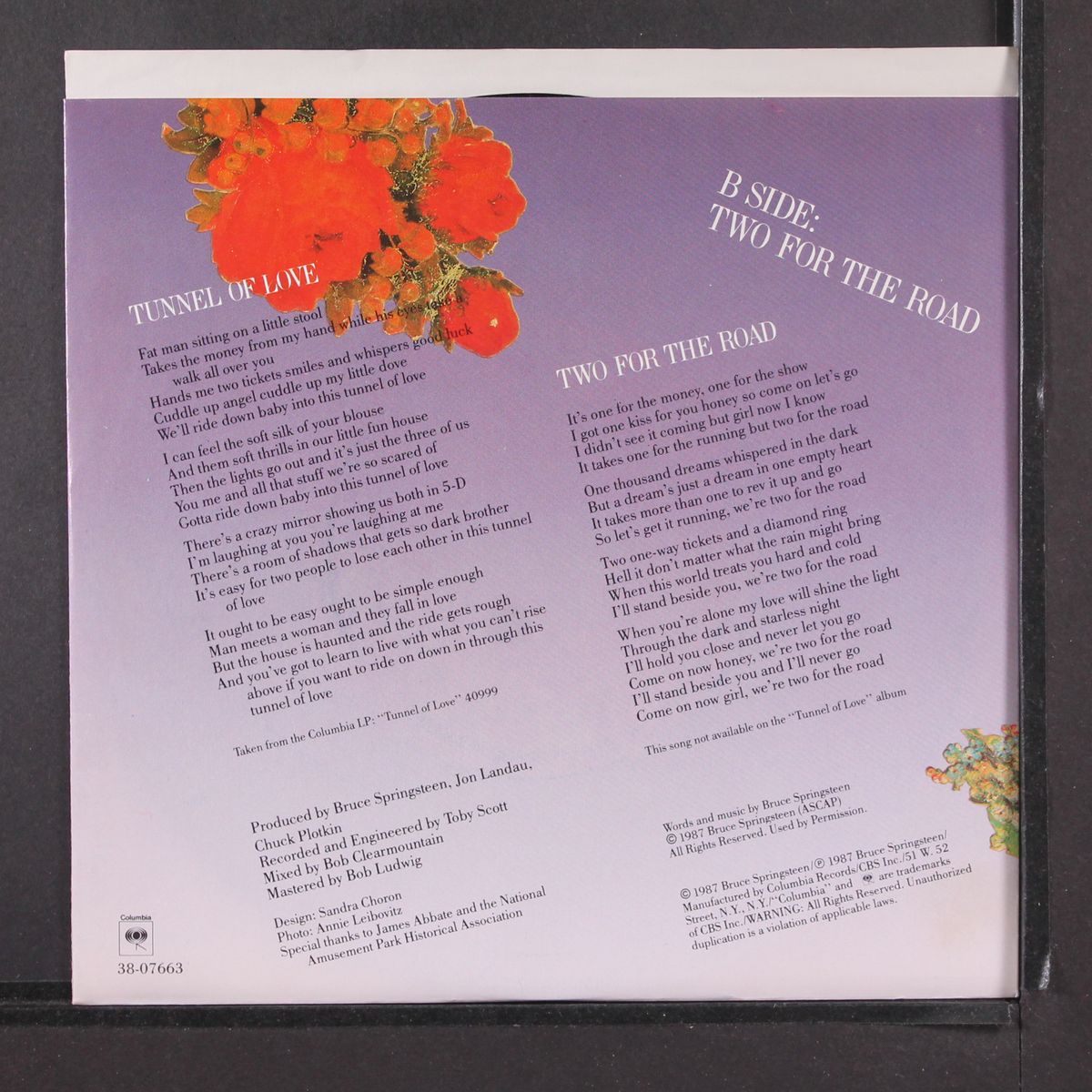 tunnel of love / two for the road by BRUCE SPRINGSTEEN
