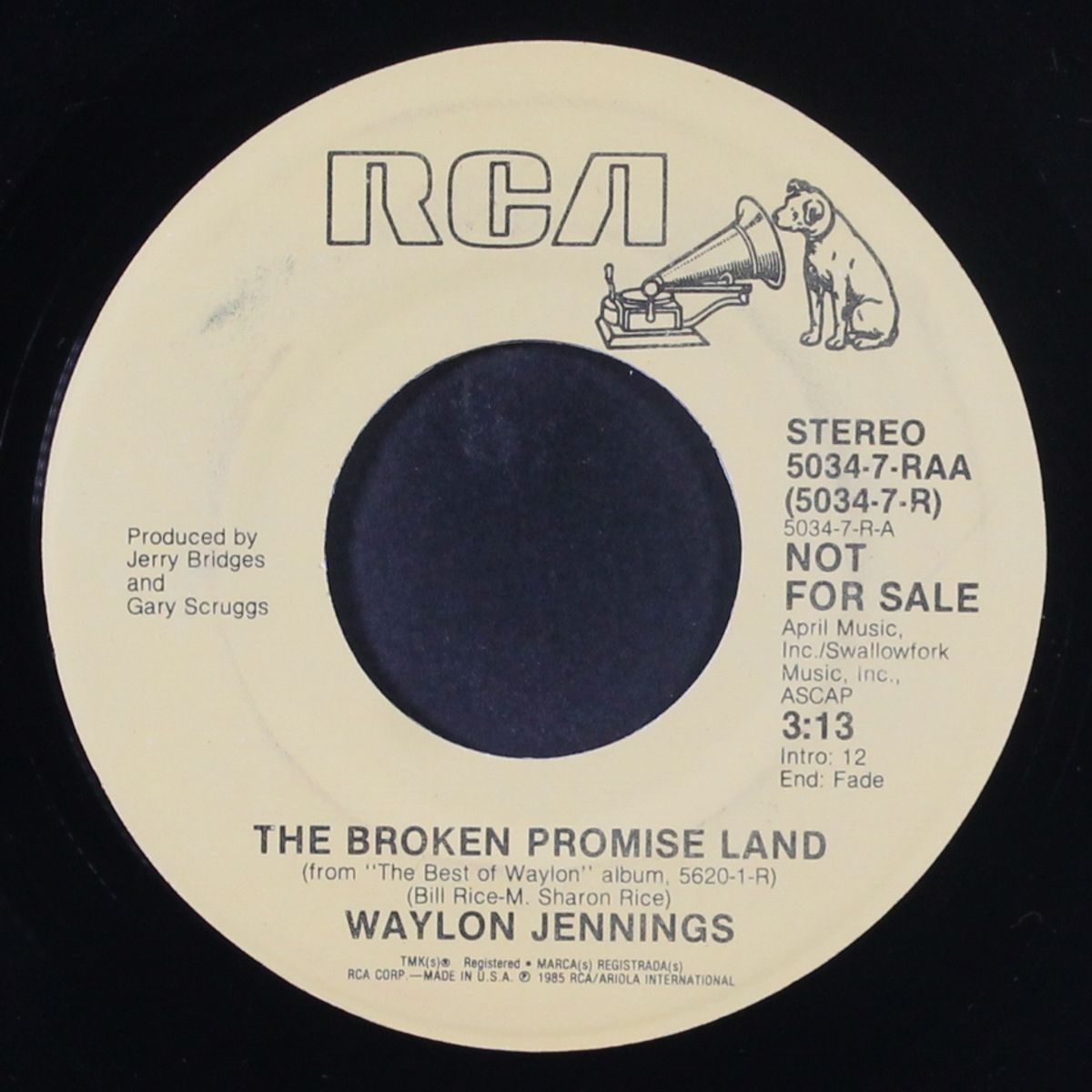 the broken promise land / same by WAYLON JENNINGS