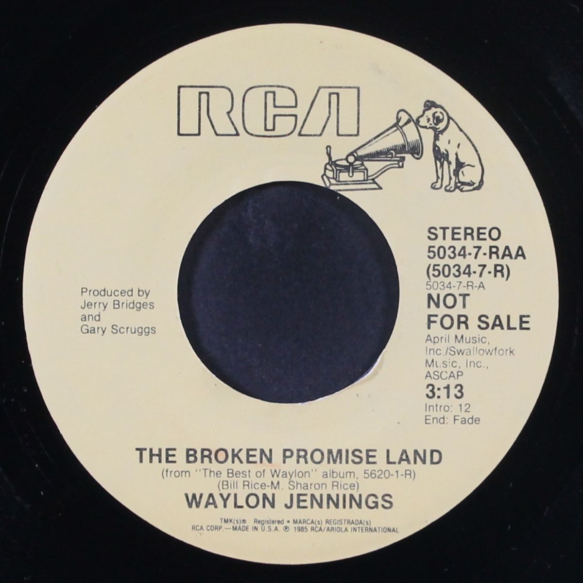 the broken promise land / same by WAYLON JENNINGS