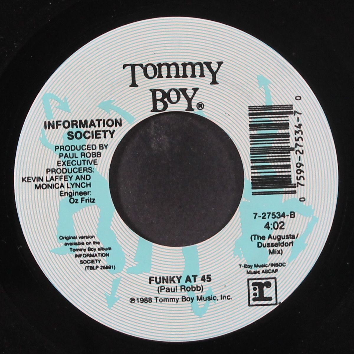 lay all your love on me / funky at 45 by INFORMATION SOCIETY