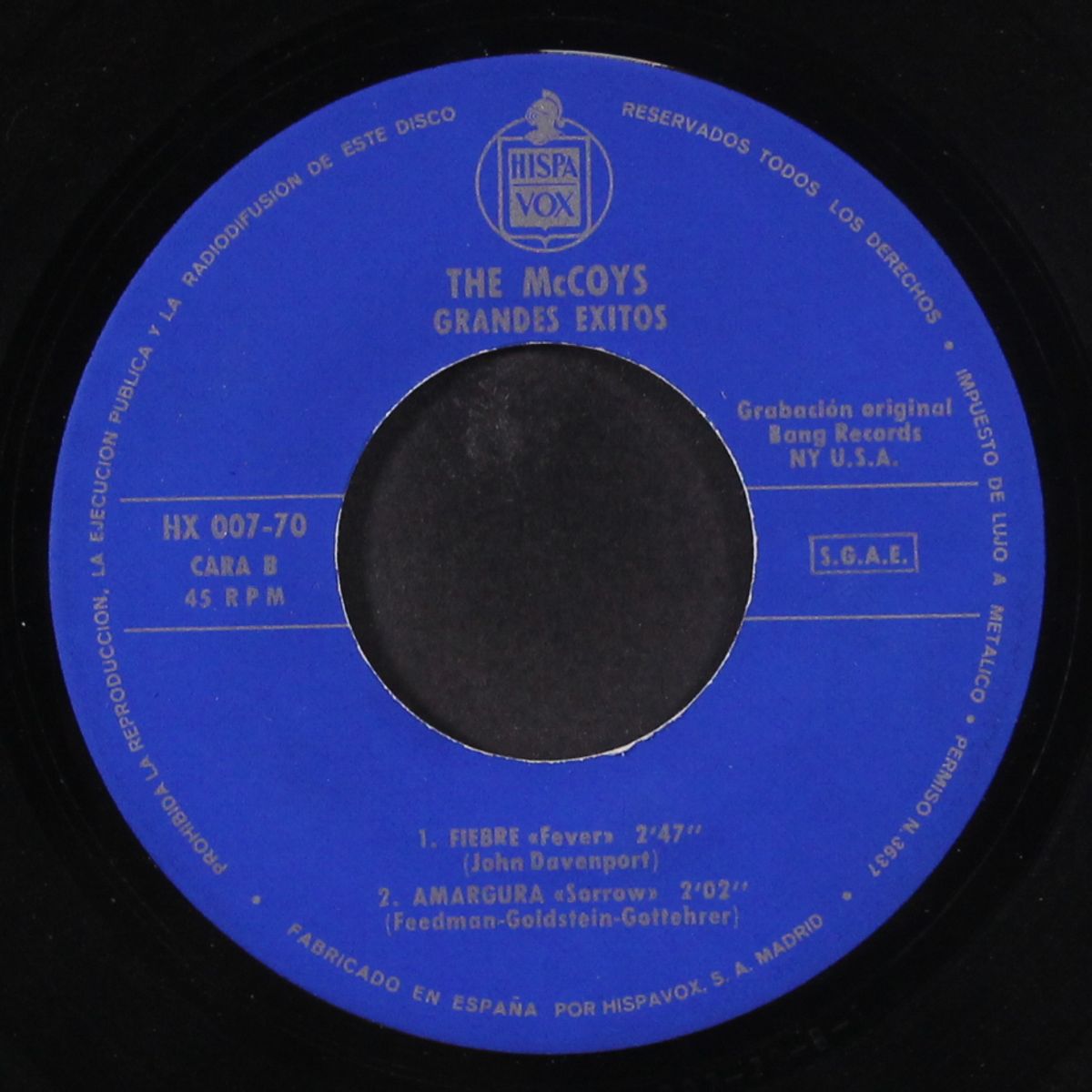 hang on sloopy + 3 by MCCOYS