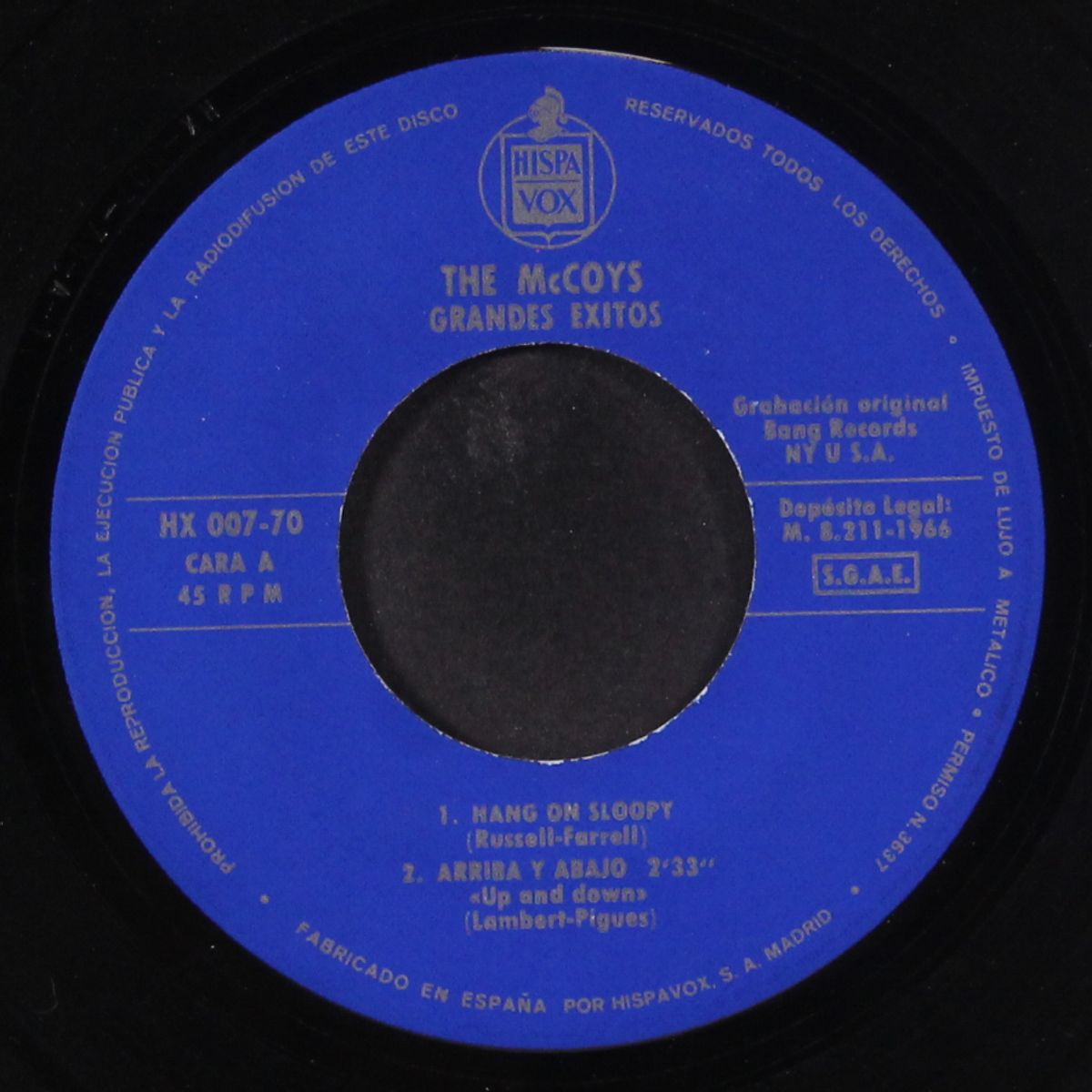 hang on sloopy + 3 by MCCOYS