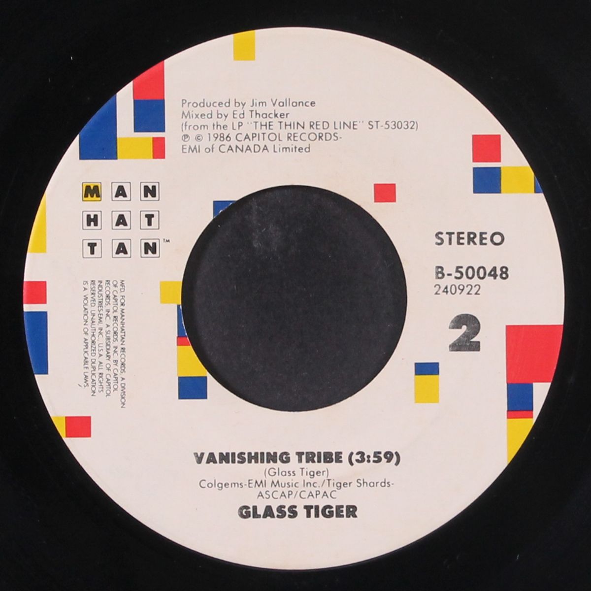 someday / vanishing tribe by GLASS TIGER