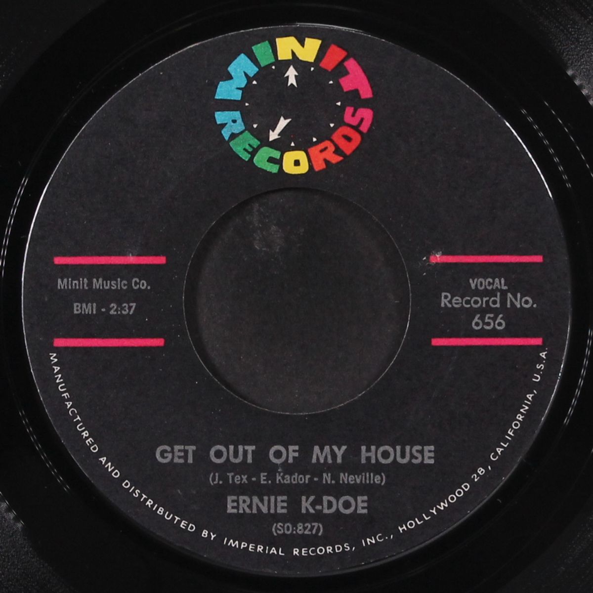 get out of my house by ERNIE K-DOE