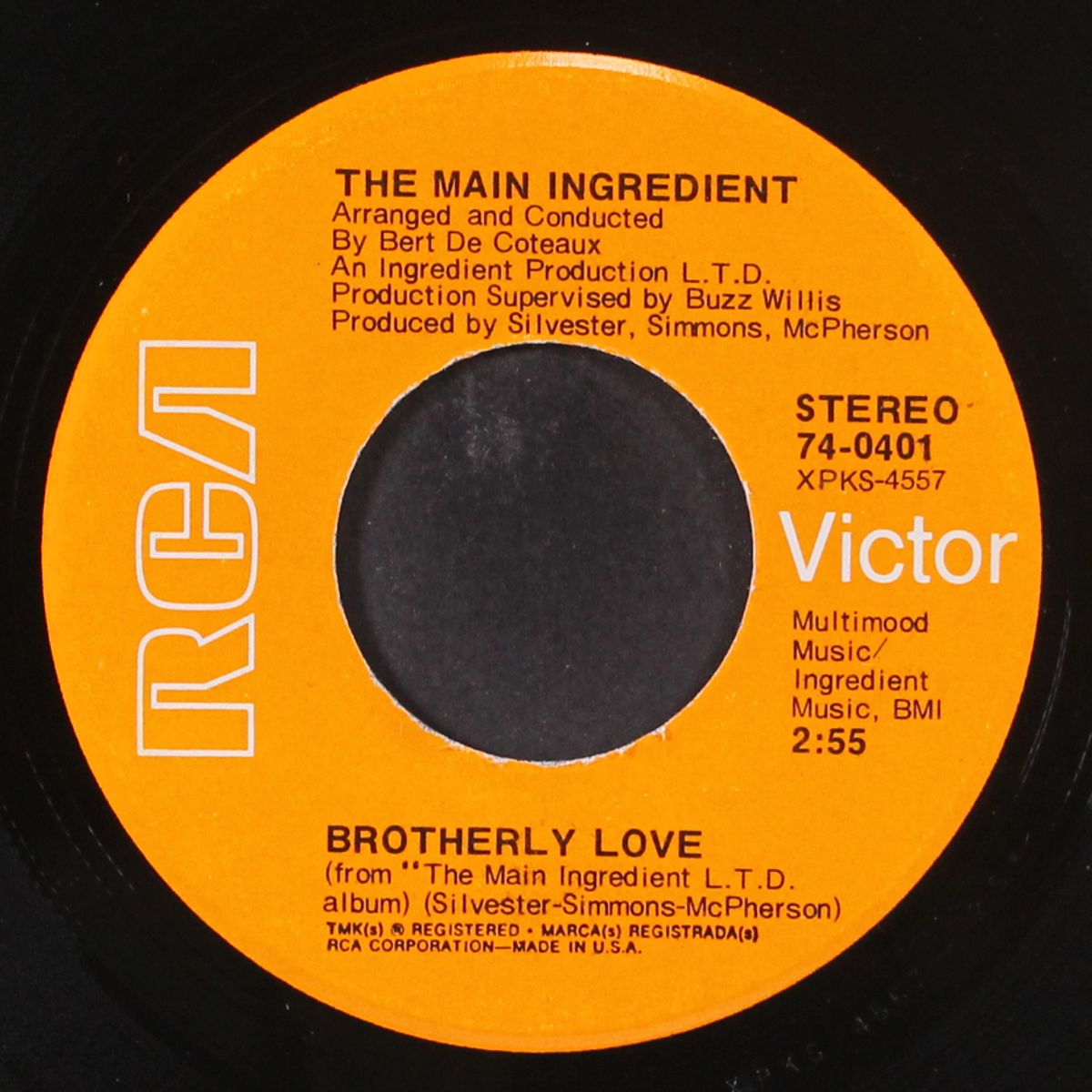 i'm so proud / brotherly love by MAIN INGREDIENT
