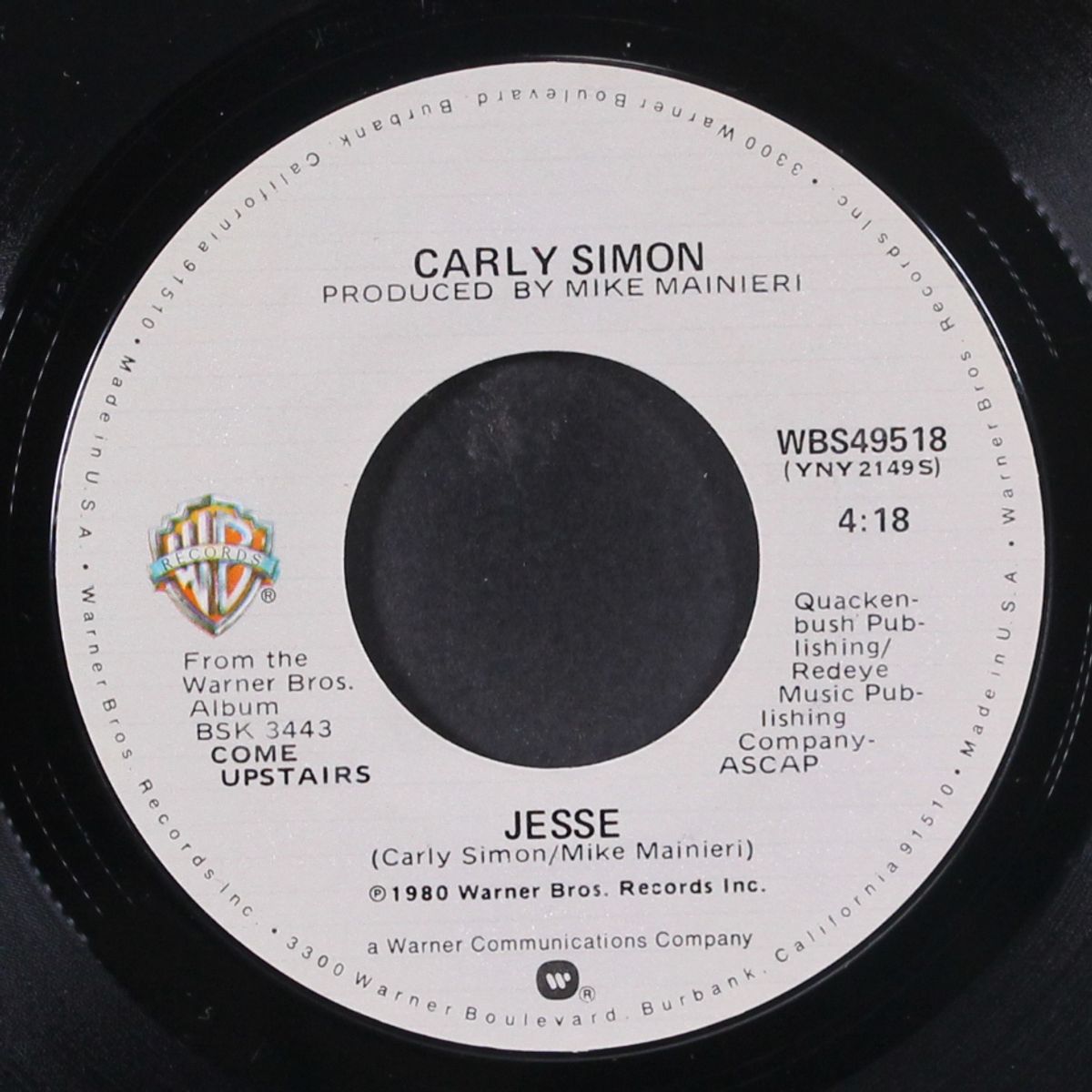 jesse / stardust by CARLY SIMON
