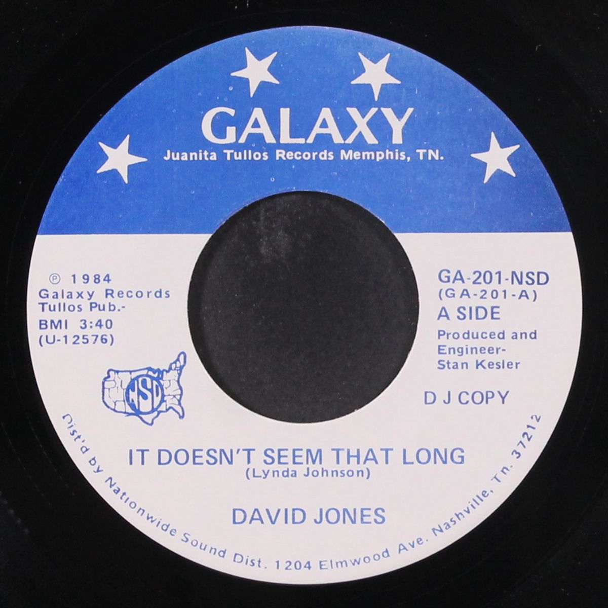 it doesn't seem that long by DAVID JONES