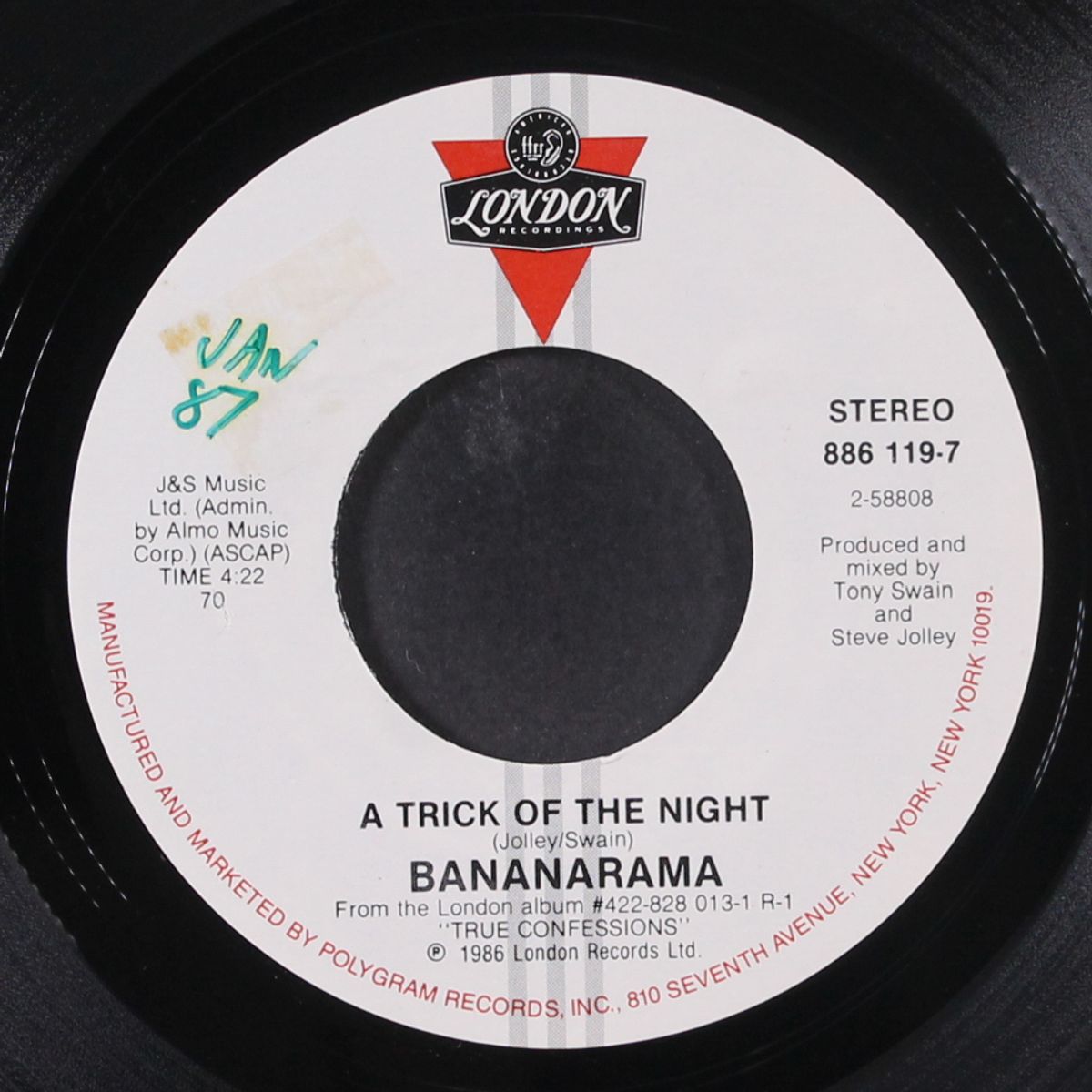 a trick of the night / cut above the rest by BANANARAMA