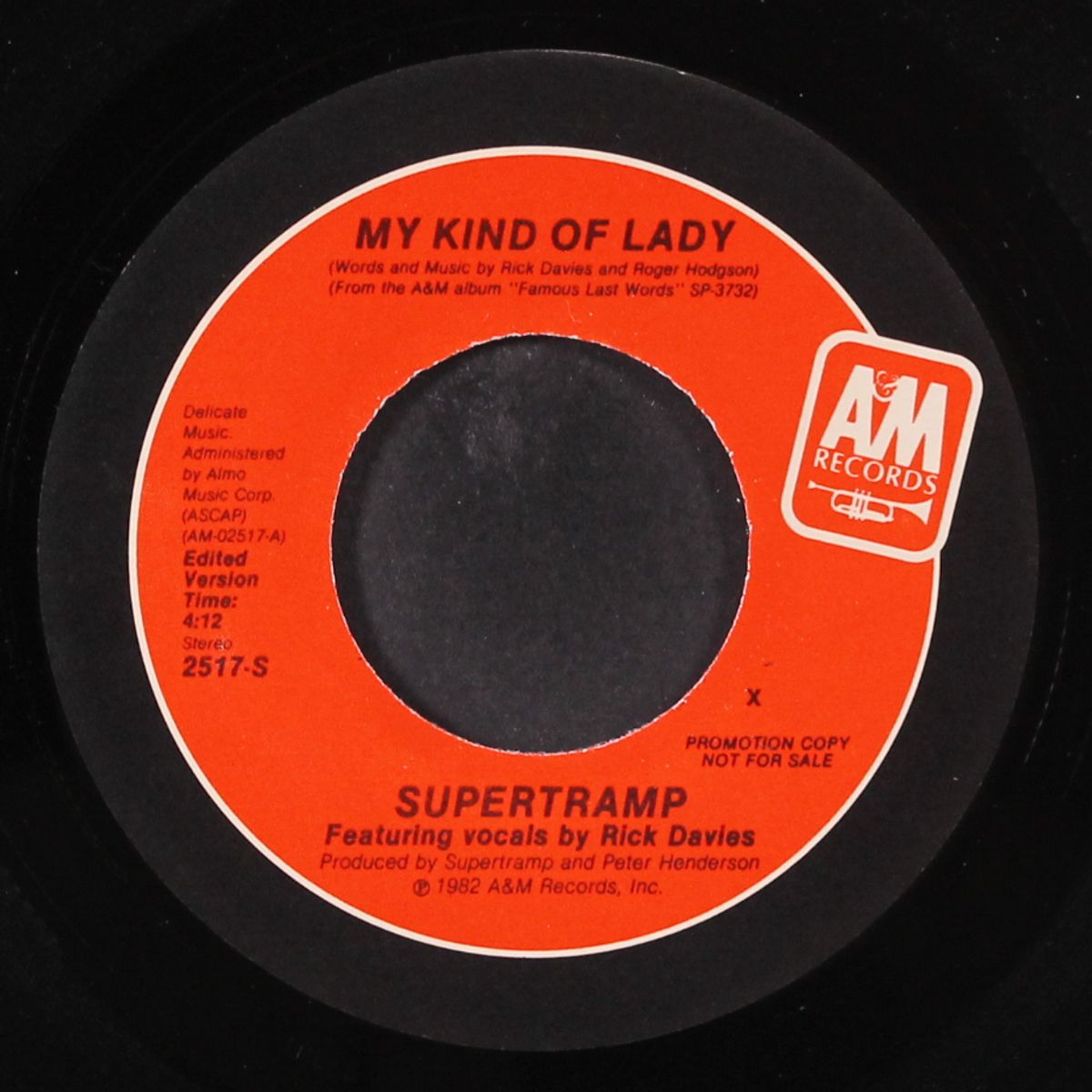 my kind of lady / know who you are by SUPERTRAMP