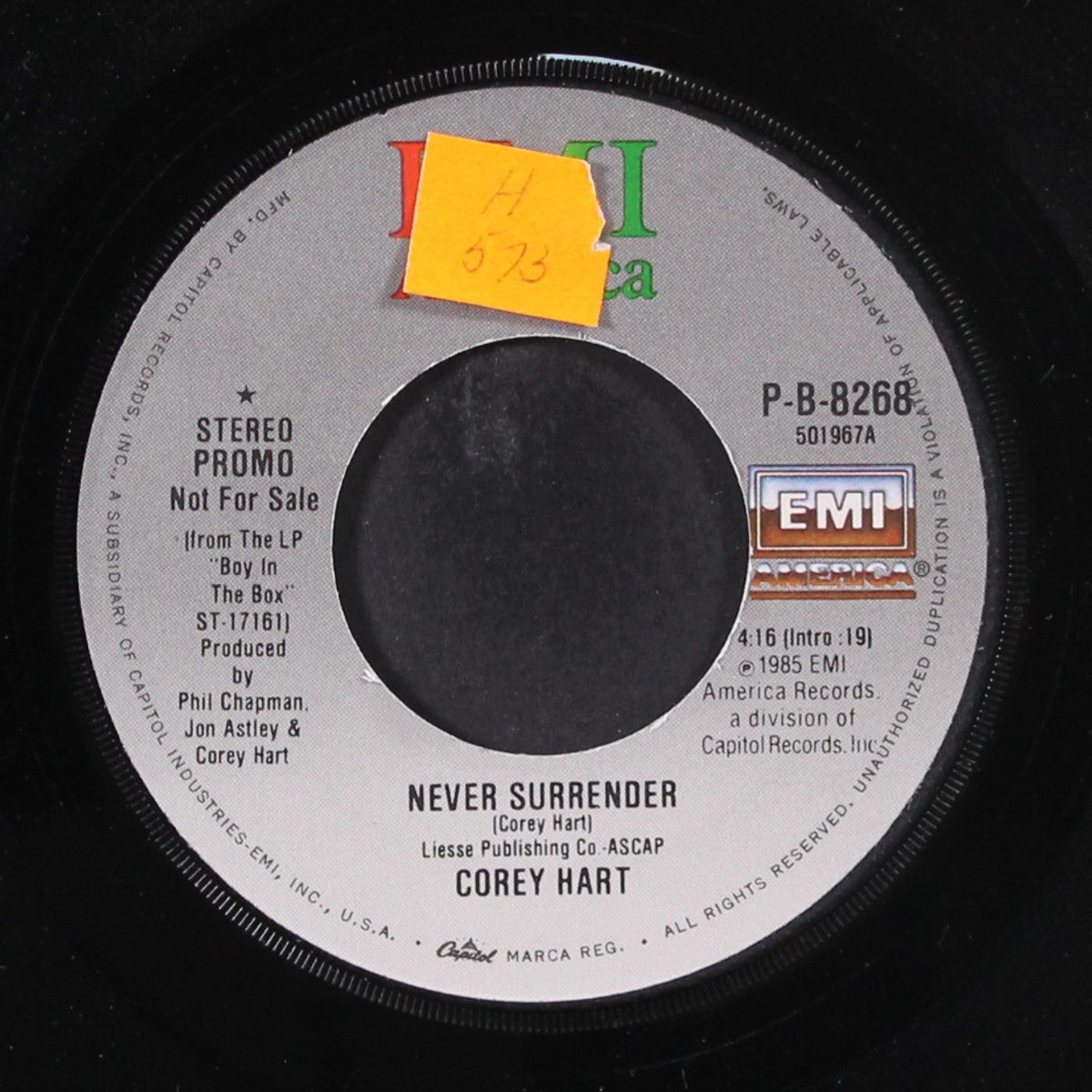 never surrender / same by COREY HART