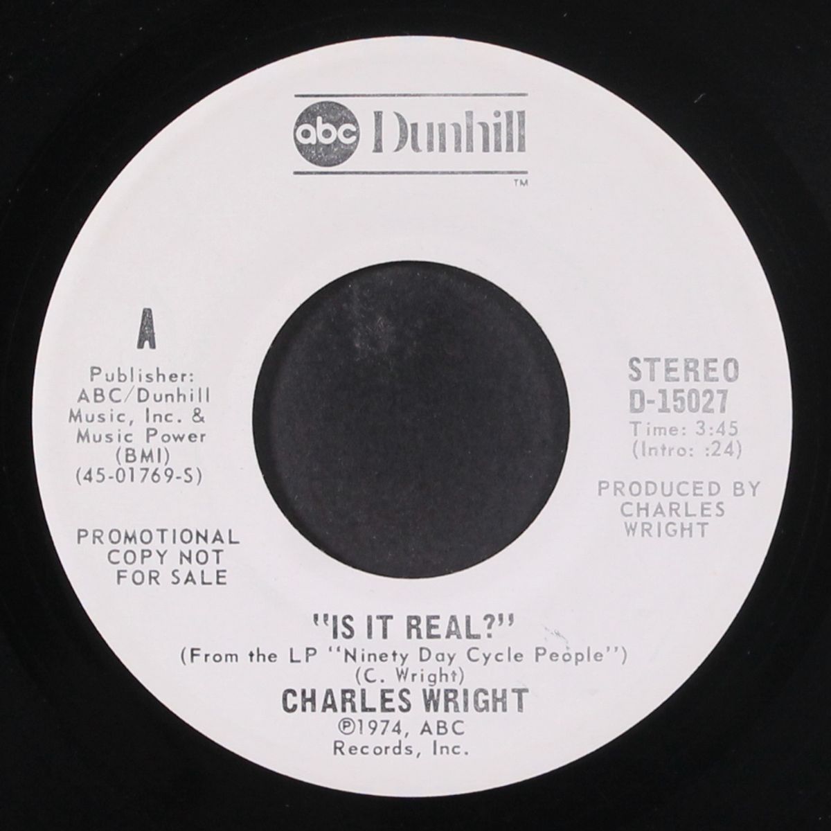 is it real? / mono by CHARLES WRIGHT