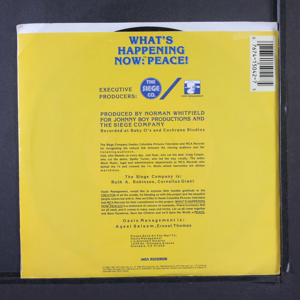 what's happening now: peace! / same by WHAT'S HAPPENING