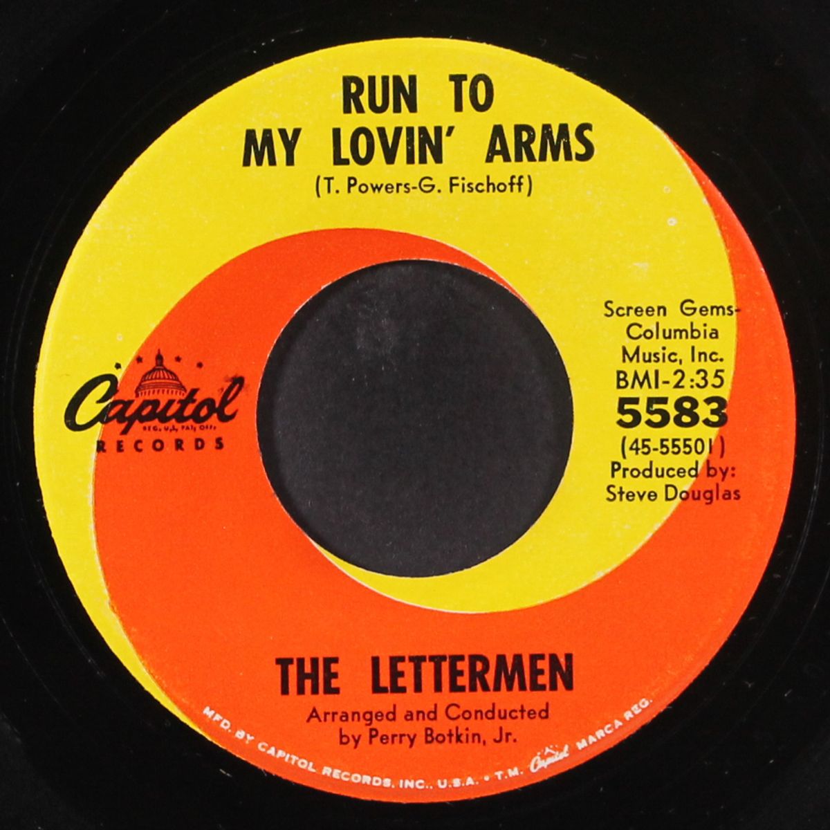 run to my lovin' arms by LETTERMEN