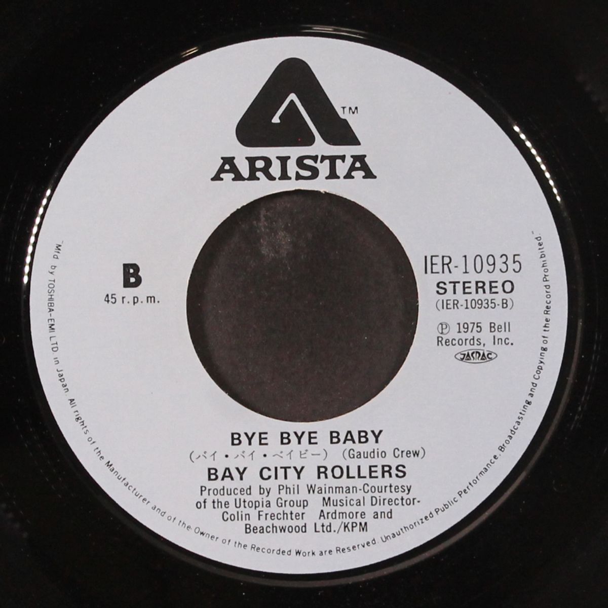 saturday night / bye bye baby by BAY CITY ROLLERS