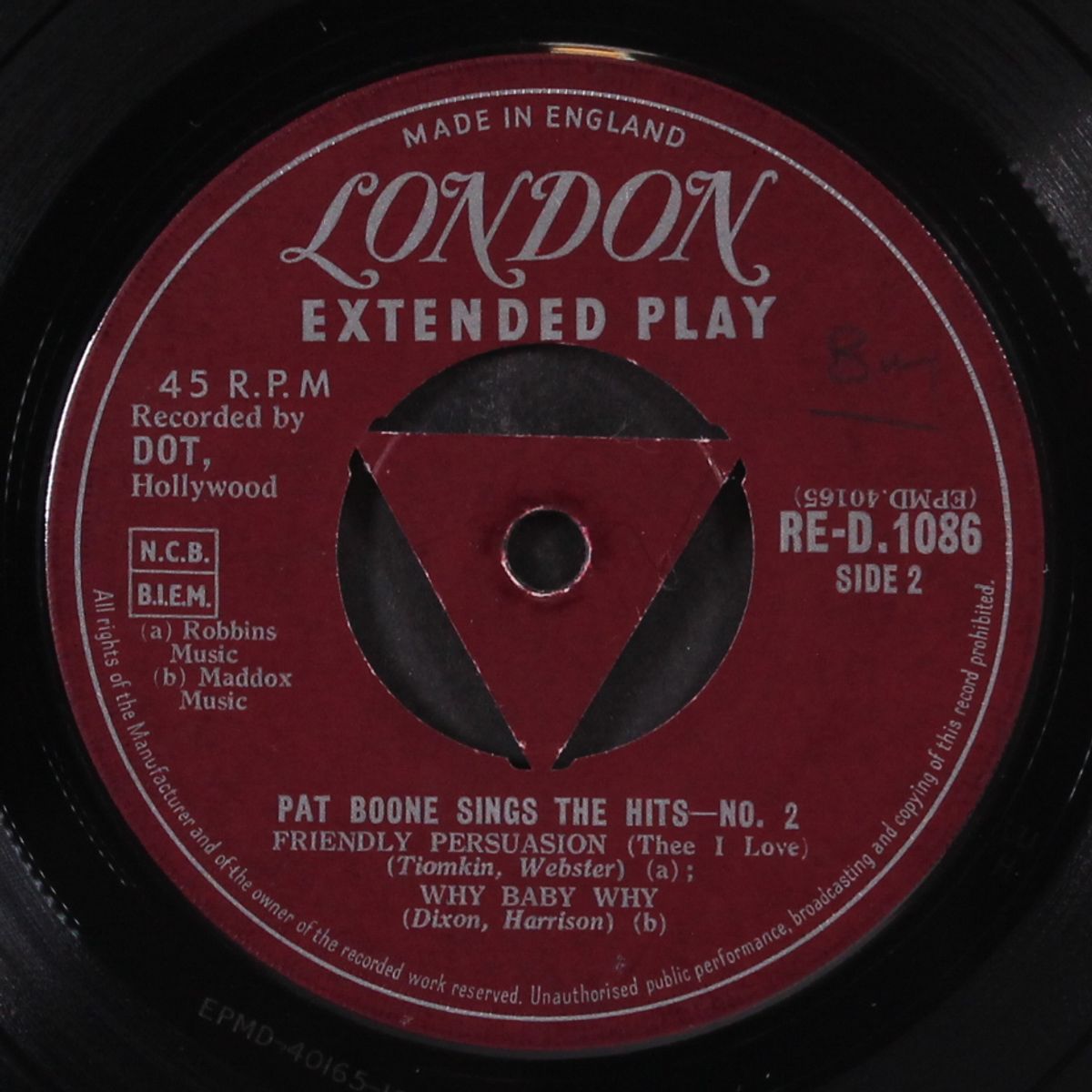sings the hits by PAT BOONE