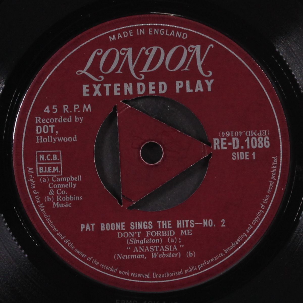 sings the hits by PAT BOONE