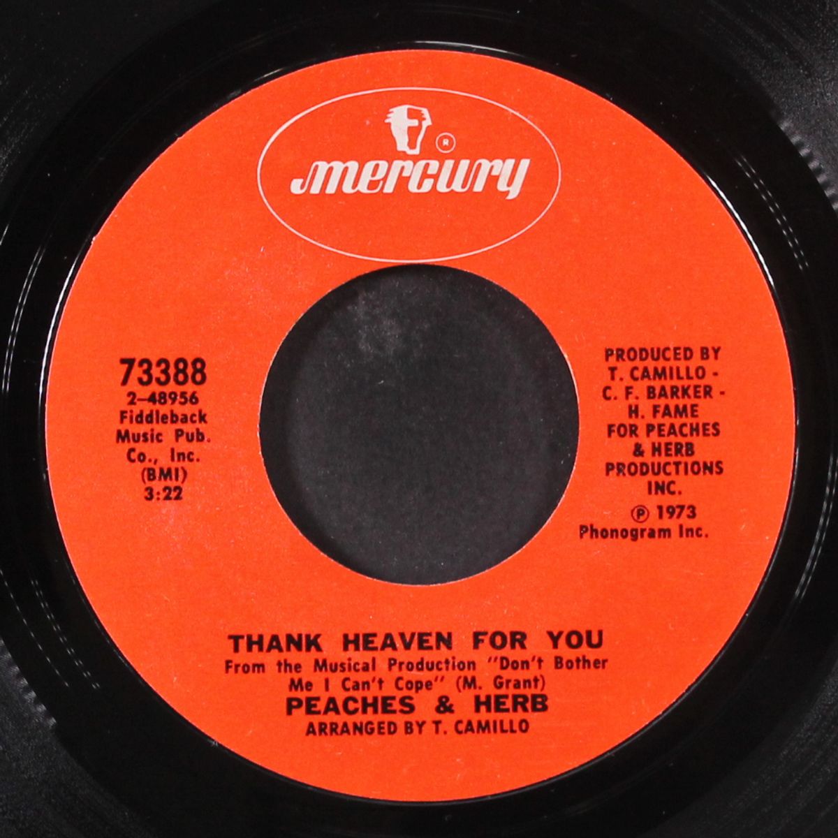 can't it wait / thank heaven for you by PEACHES & HERB