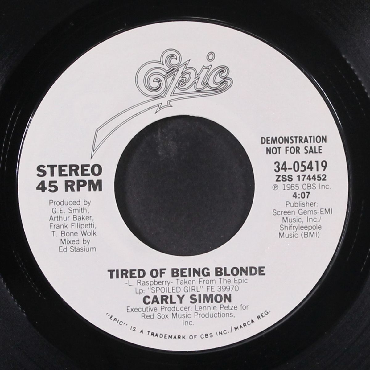 tired of being blonde by CARLY SIMON