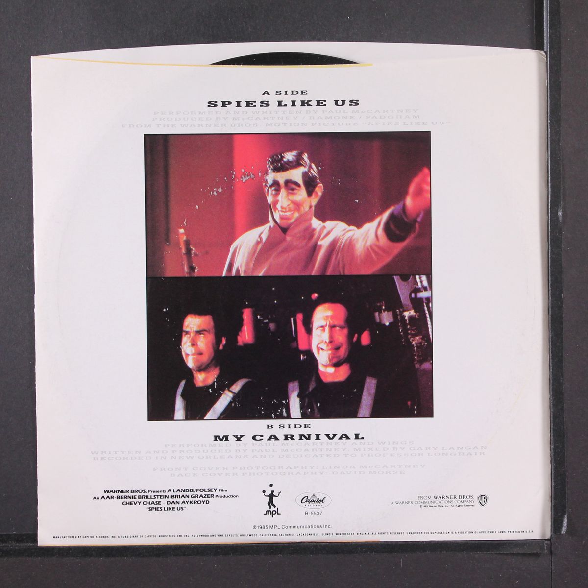 spies like us / my carnival by PAUL MCCARTNEY