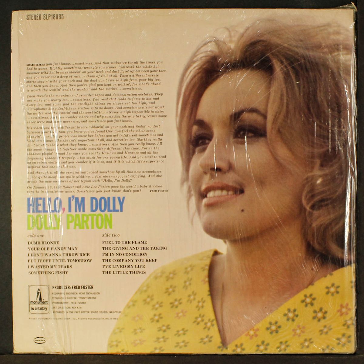 hello, i'm dolly by DOLLY PARTON