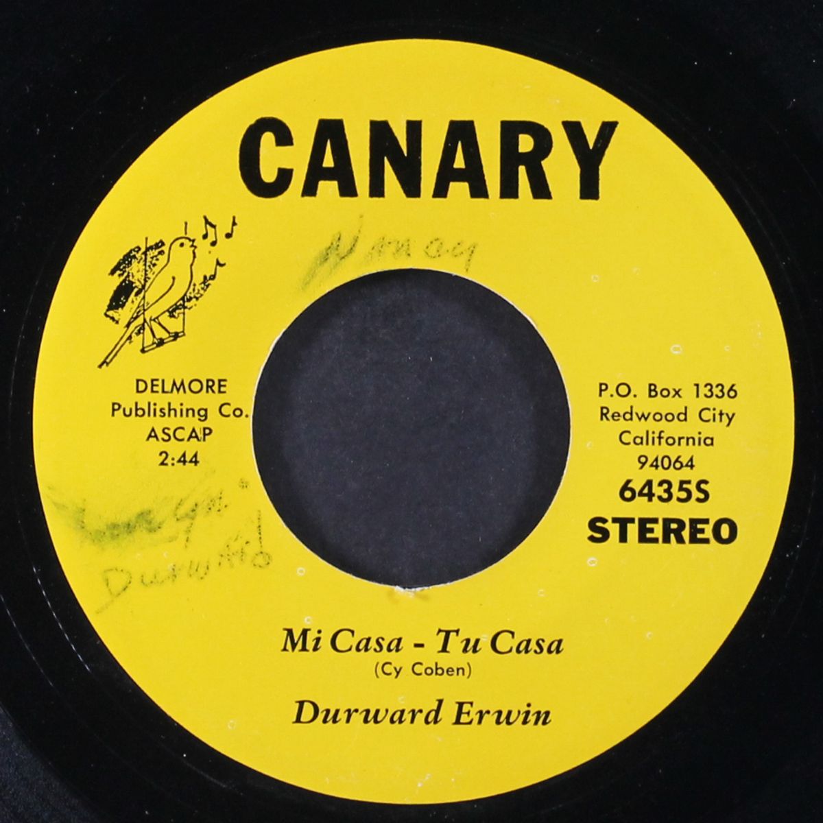 mi casa, tu casa by DURWARD ERWIN