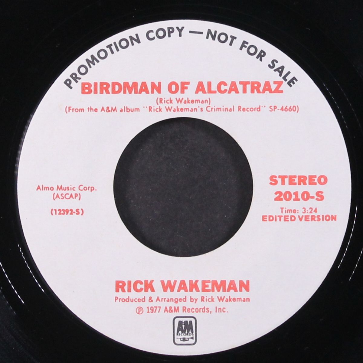 birdman of alcatraz / mono by RICK WAKEMAN