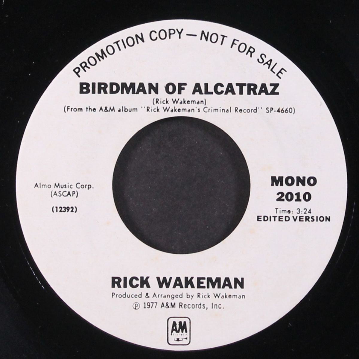 birdman of alcatraz / mono by RICK WAKEMAN