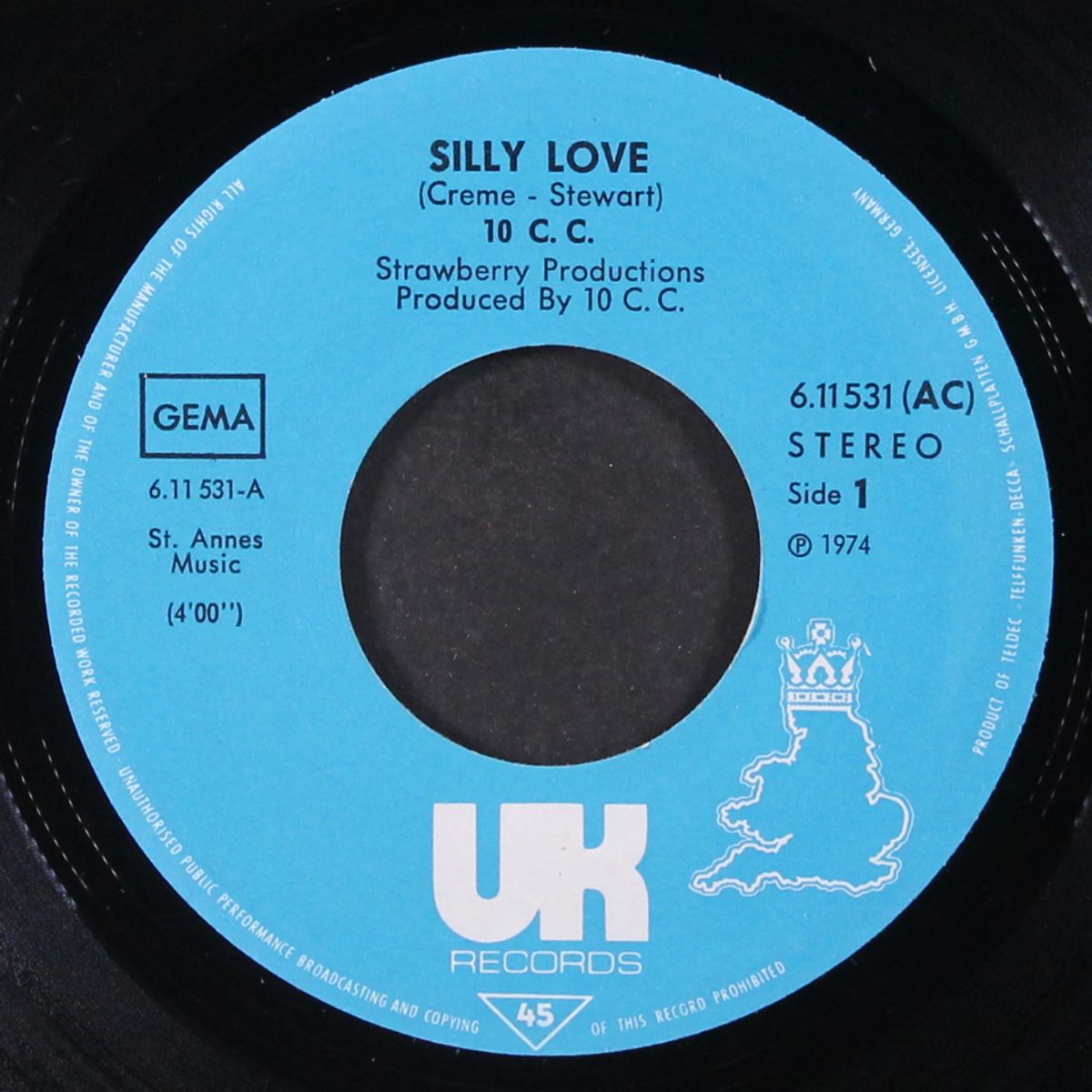 silly love / the sacro-iliac by 10 CC