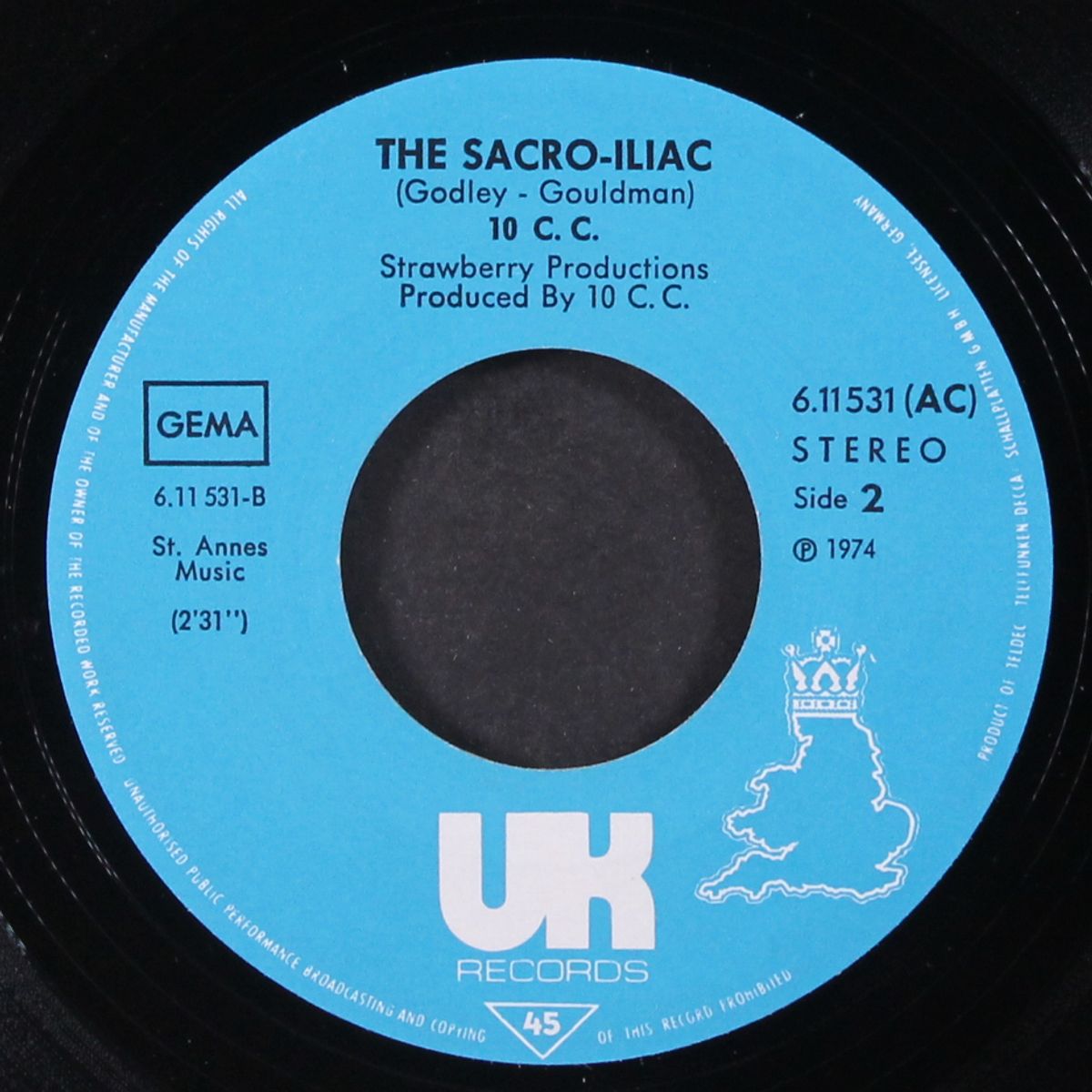 silly love / the sacro-iliac by 10 CC