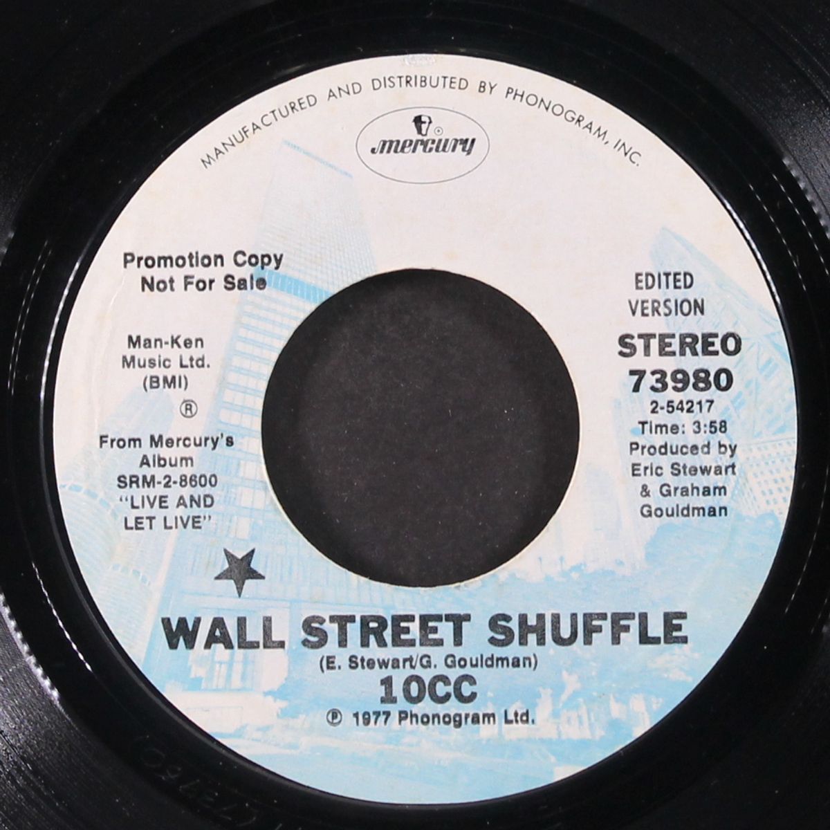 wall street shuffle / you've got a cold by 10 CC