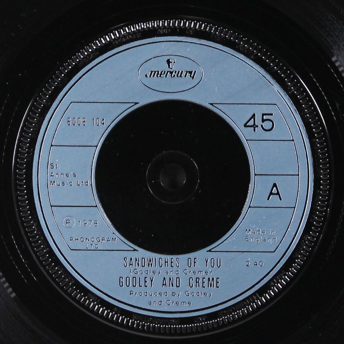 sandwiches of you / foreign accents by GODLEY & CREME