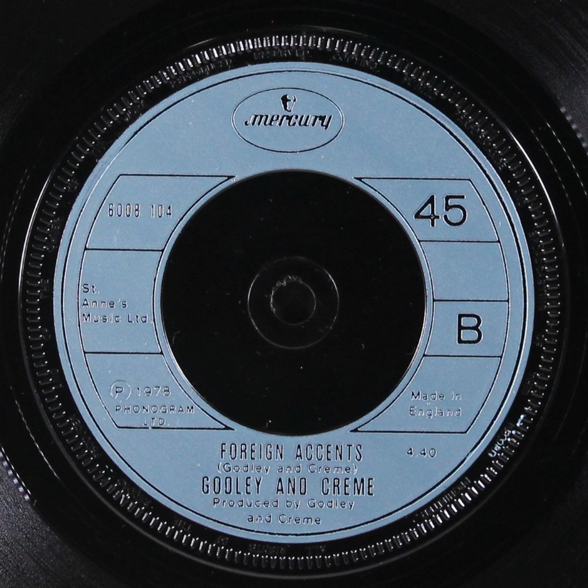 sandwiches of you / foreign accents by GODLEY & CREME
