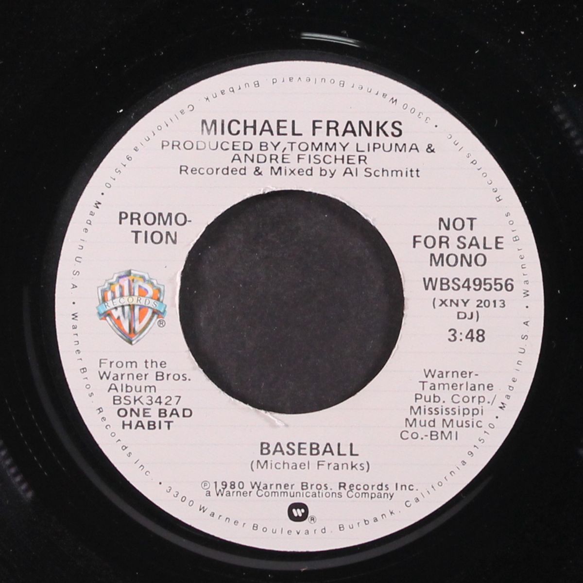 baseball / mono by MICHAEL FRANKS