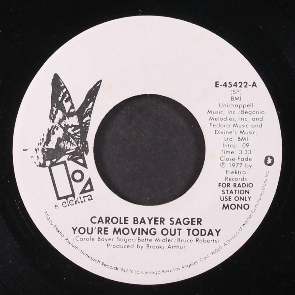 you're moving out today / mono by CAROLE BAYER SAGER