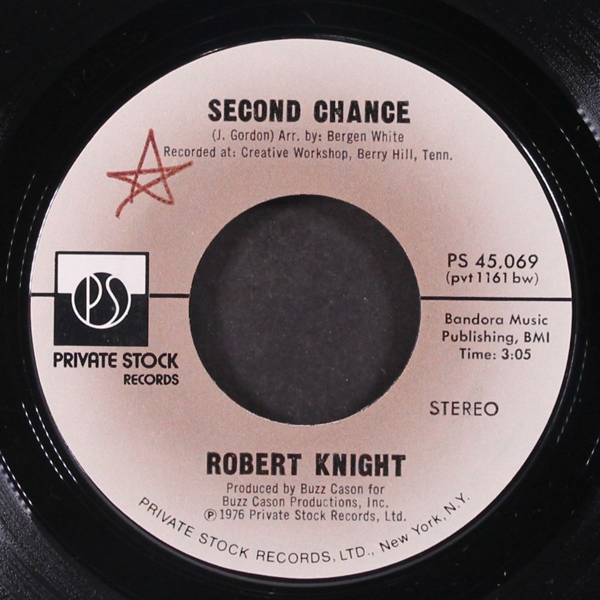 second chance / glitter lady by ROBERT KNIGHT