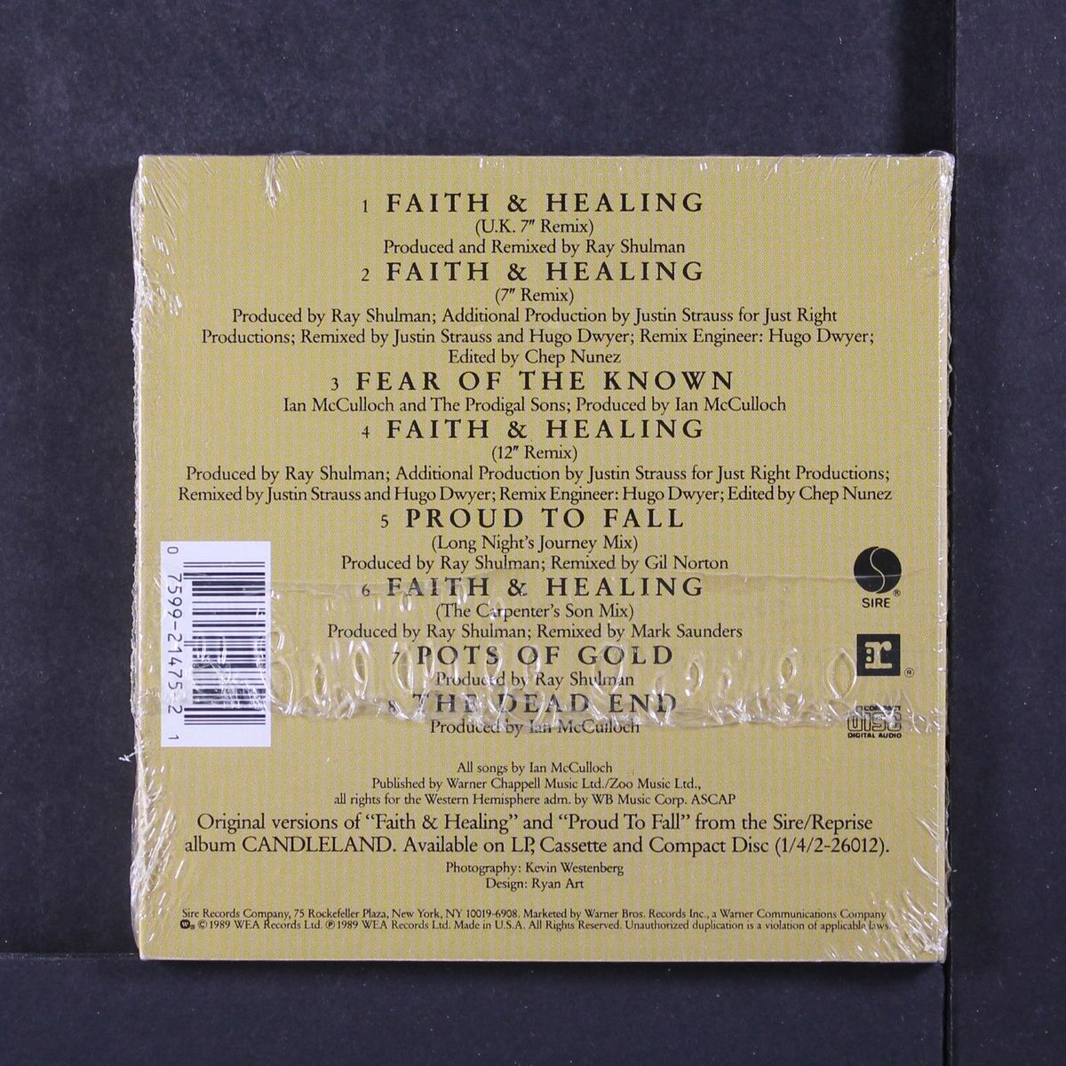 faith & healing by IAN MCCULLOCH