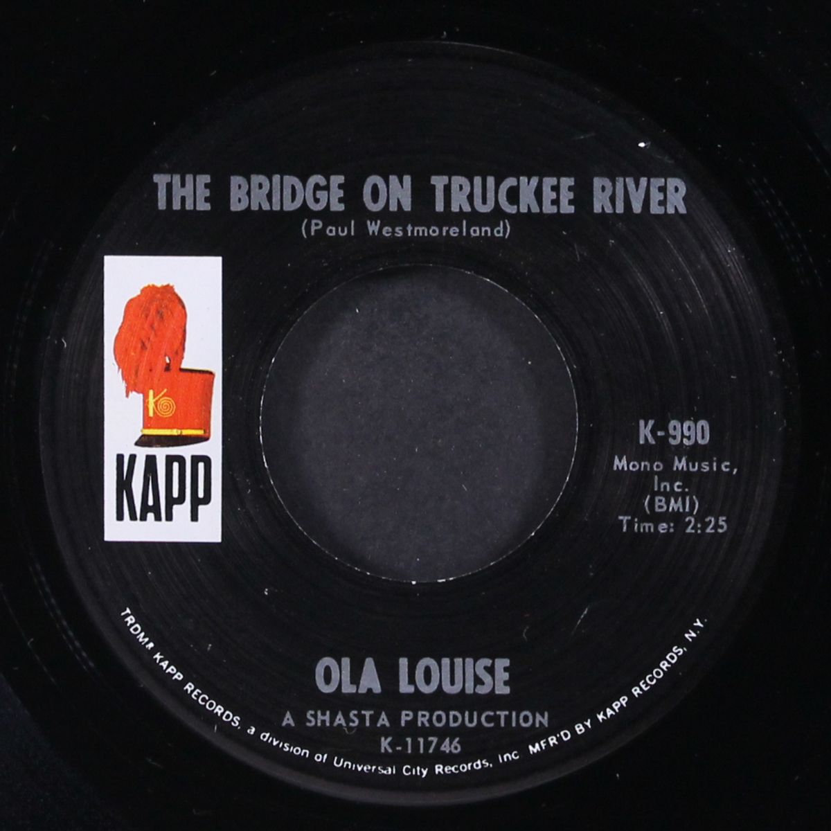 the bridge on truckee river / forecast for the blues by OLA LOUISE