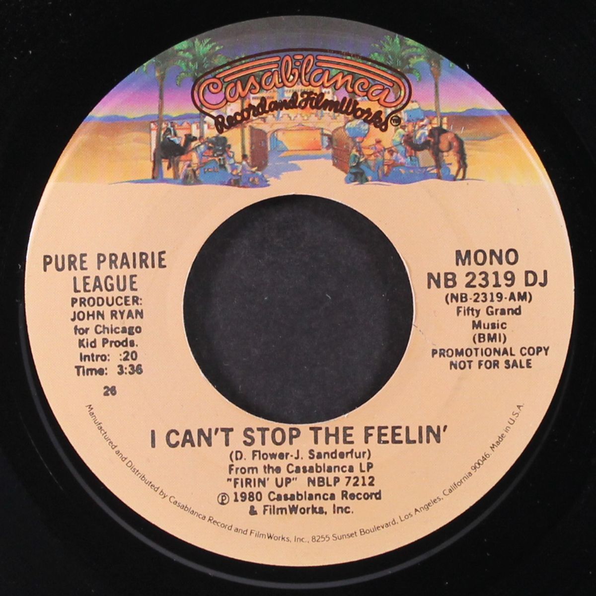 i can't stop the feelin' / mono by PURE PRARIE LEAGUE