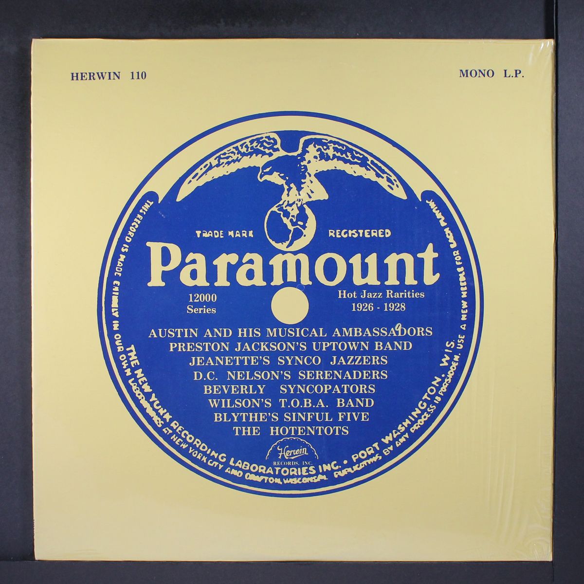 paramount hot jazz rarities by VARIOUS