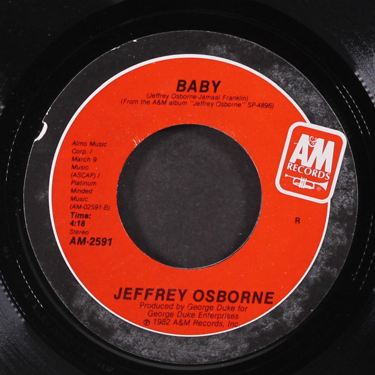 stay with me tonight / baby by JEFFREY OSBORNE