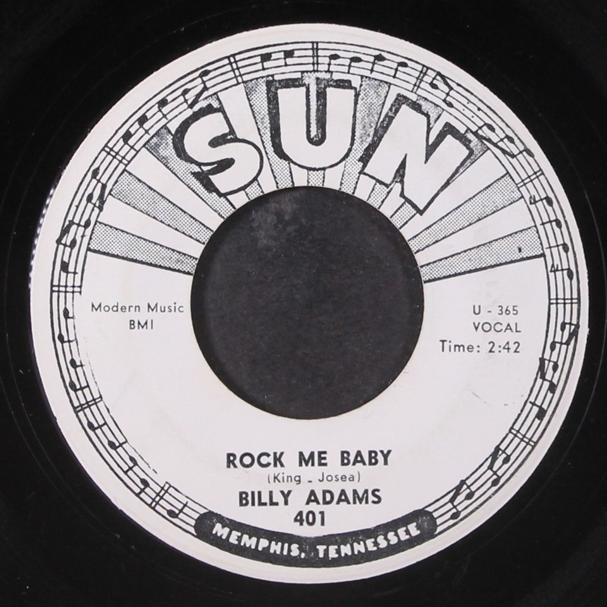 open the door richard / rock me baby by BILLY ADAMS