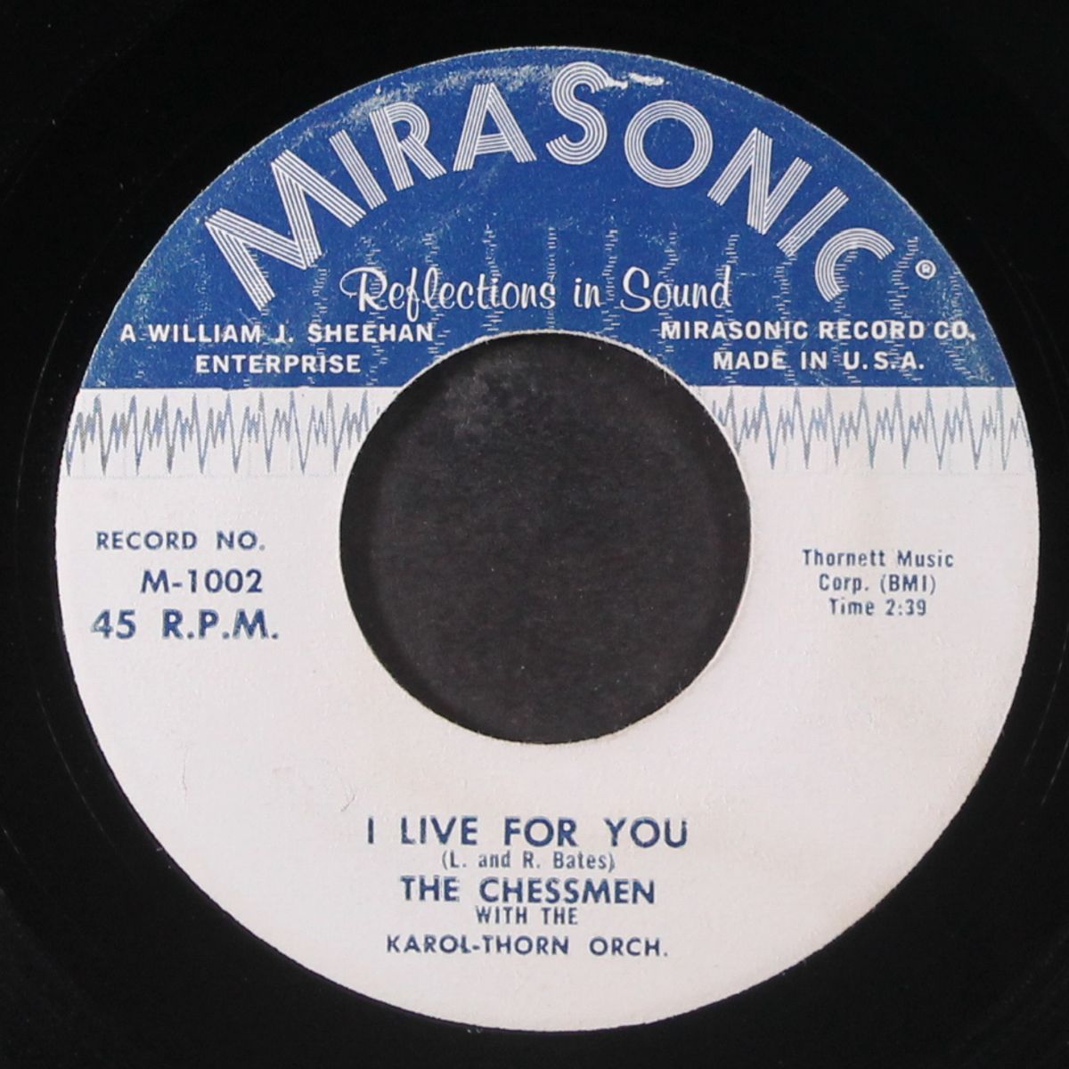 i live for you / du-whop by CHESSMEN