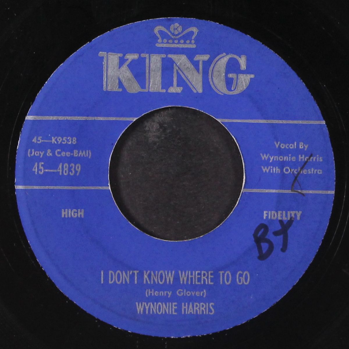 shot gun wedding / i don't know where to go by WYNONIE HARRIS