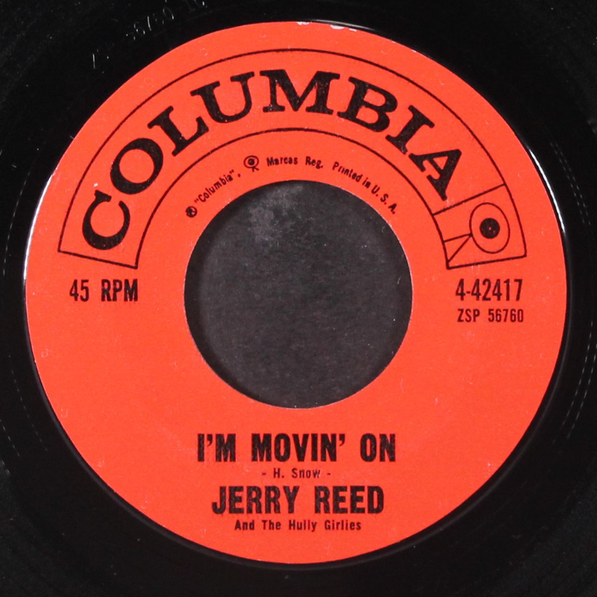 goodnight, irene / i'm movin' on by JERRY REED