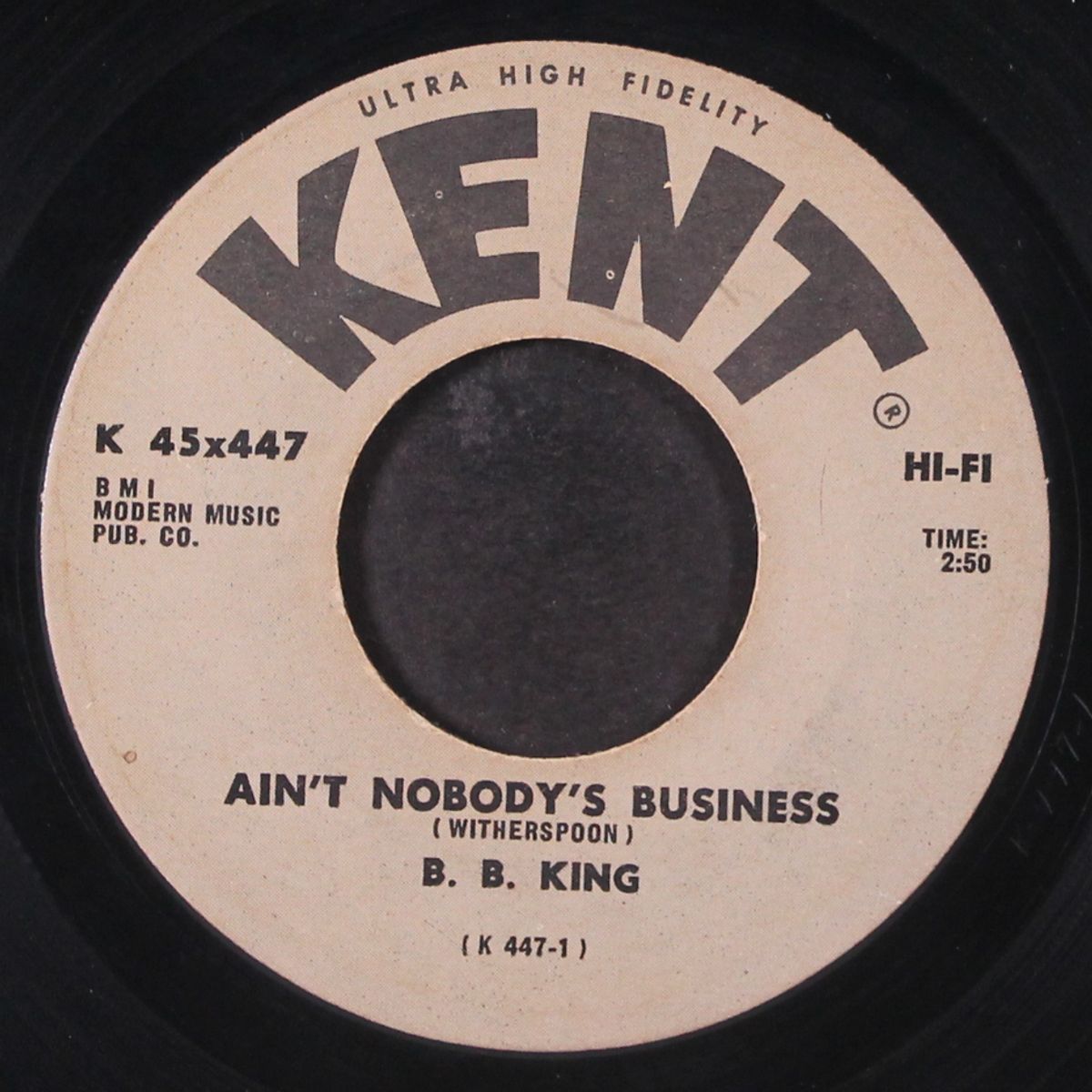 ain't nobody's business by B.B. KING