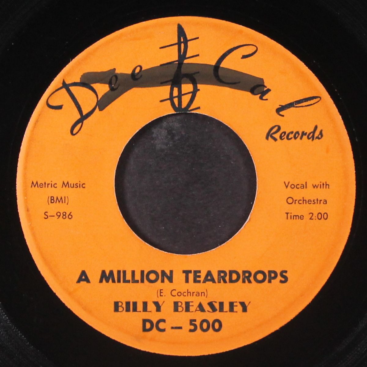 too long / a million teardrops by BILLY BEASLEY
